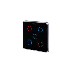 HE-TPS05-WW Touch Panel Switch, Z-Wave Plus v2 700-serien, 5 knapper, 2x indgange, 5x 5A udgange